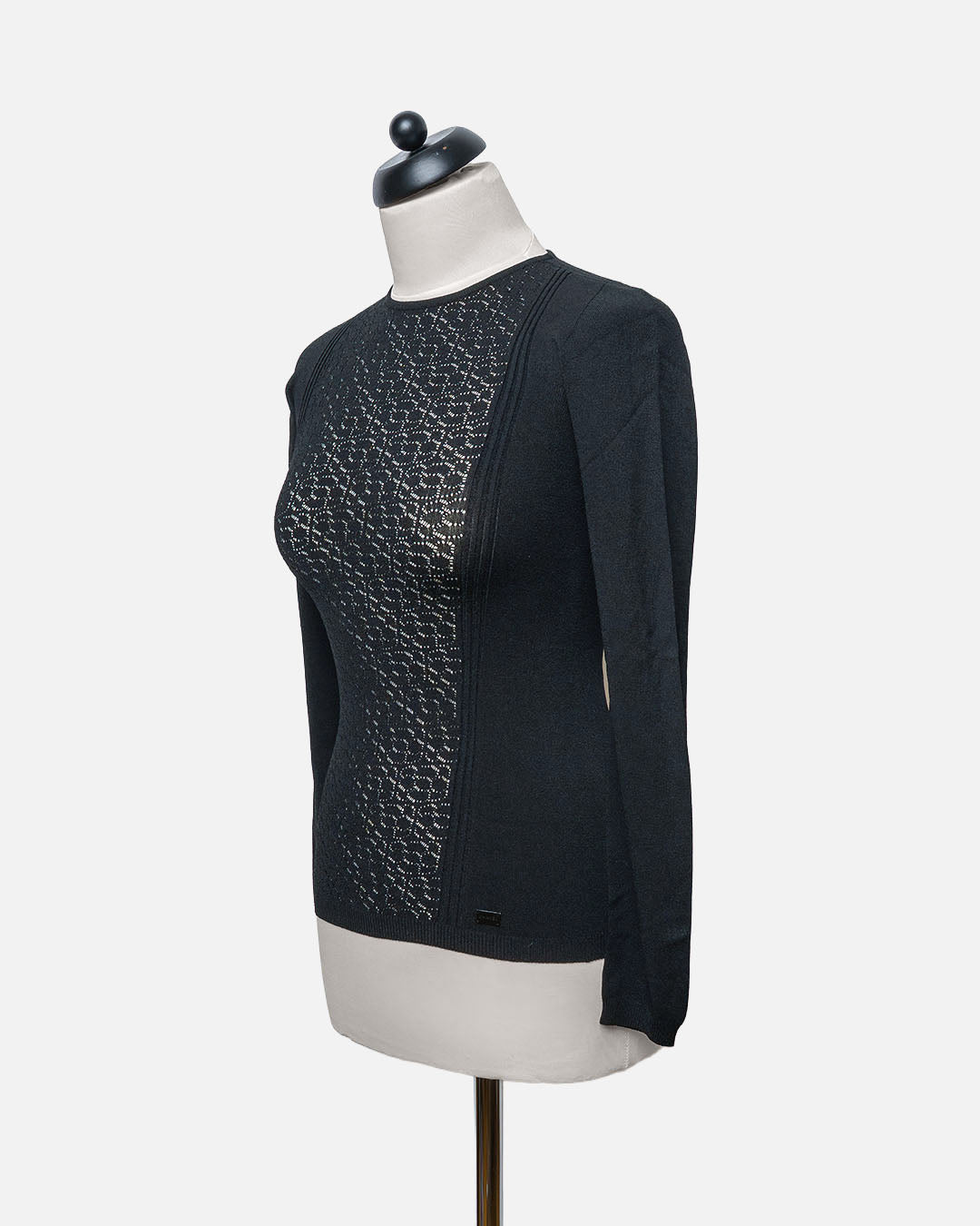 Chanel Langarm Shirt · Schwarz