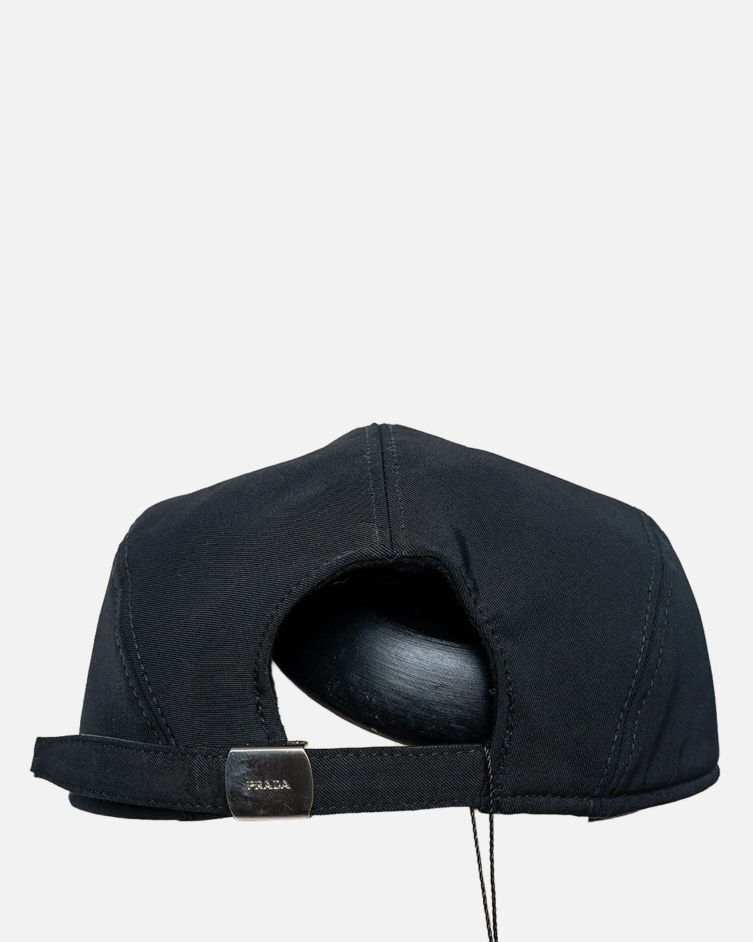 Prada Nylon Reitermütze · Schwarz