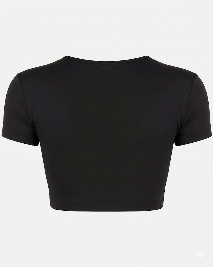 Chanel Crop Top Schwarz